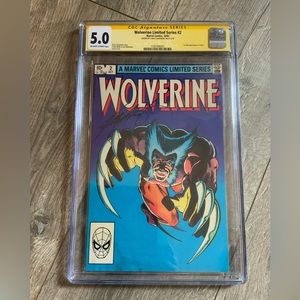 Marvel Comic Limited Series Wolverine #2, CGC 5.0, signed by Chris Claremont